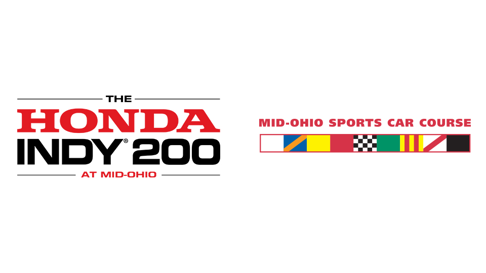 The Honda Indy 200 and mid-Ohio Sports Car Course logos