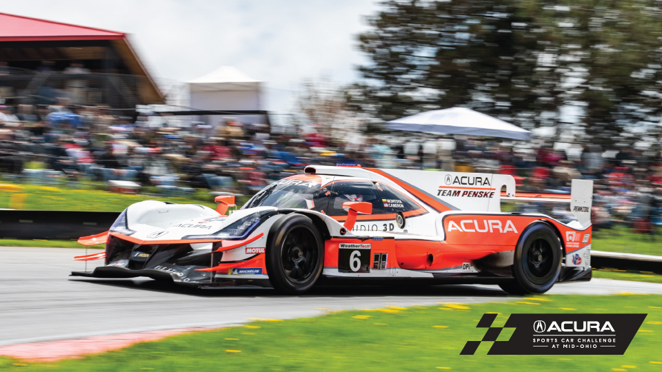 Acura Team Penske DPi on track at the Acura Sports Car Challenge