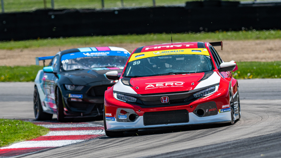 Weathertech SportsCar Championship races through the Mid-Ohio Sports Car Course