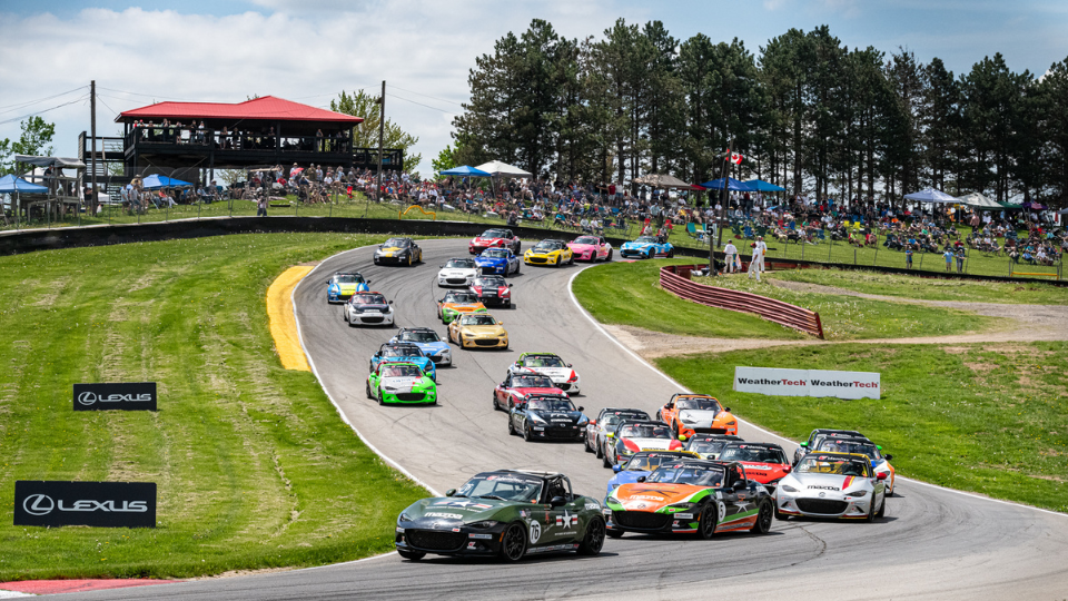 Michelin Pilot Challenge races through the Mid-Ohio Sports Car Course