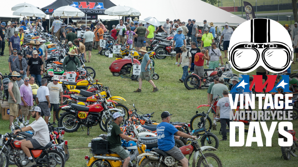 2026 AMA Vintage Motorcycle Days Set for July 24-26!