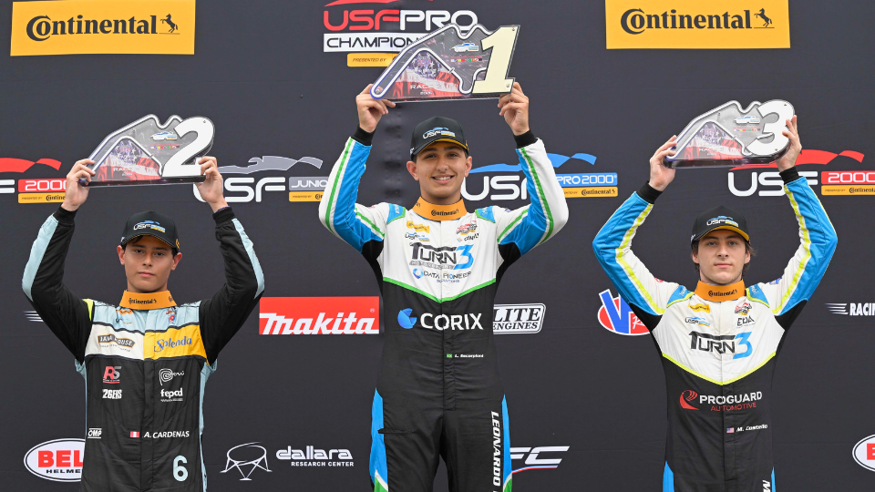 Turn 3 and Escorpioni Double Up  in USF Pro 2000 at Mid-Ohio