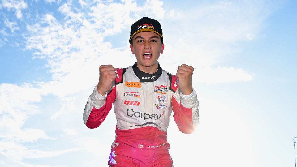 Martella Claims His Third USF2000 Win  of the Season at Mid-Ohio