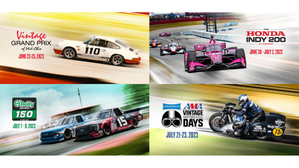 Mid-Ohio Sports Car Course announces 2023 racing schedule