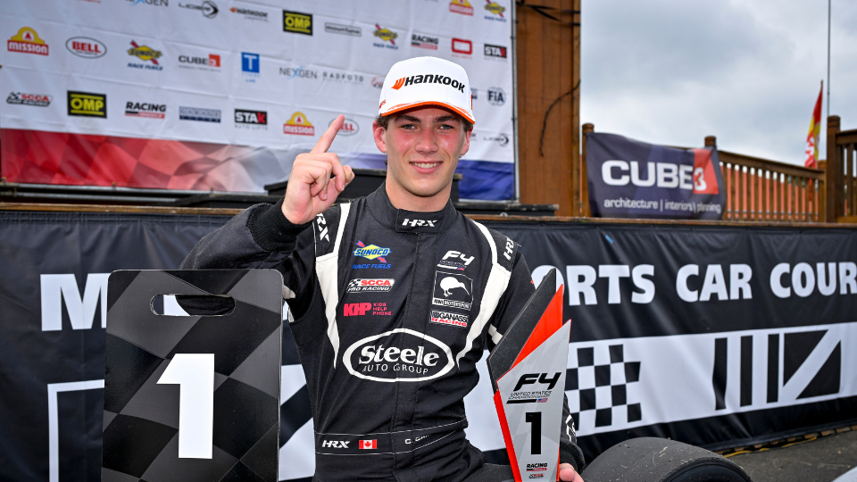Caleb Campbell Returns to Top Step of the Podium in Race 2 at Mid-Ohio