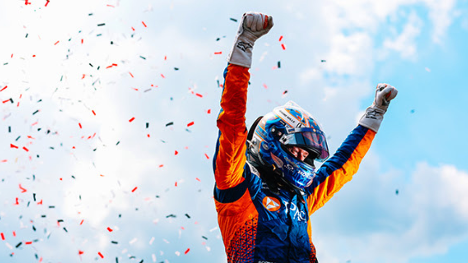 Dixon Takes Record-Extending Win at Mid-Ohio After Rare Mistake by Palou