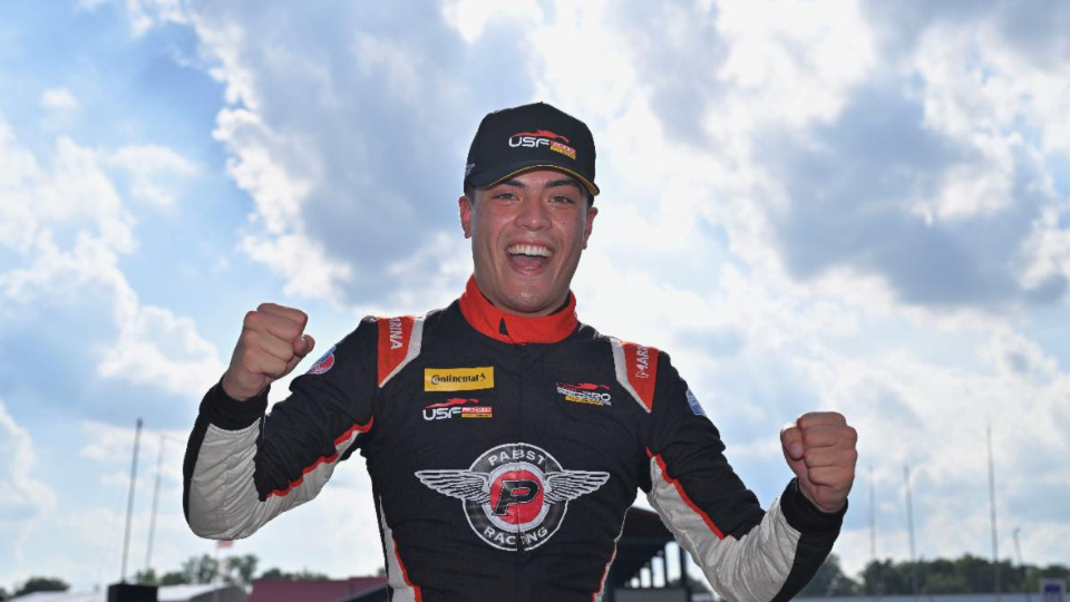 Beswick Wins Incident-Strewn  USF2000 Race at Mid-Ohio