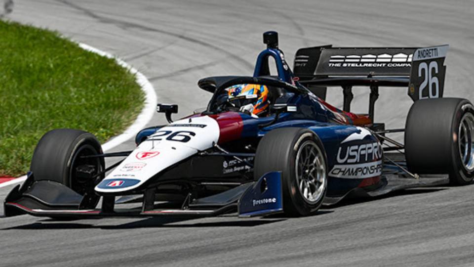 Hughes Edges Teammate Hauger in First Mid-Ohio Practice