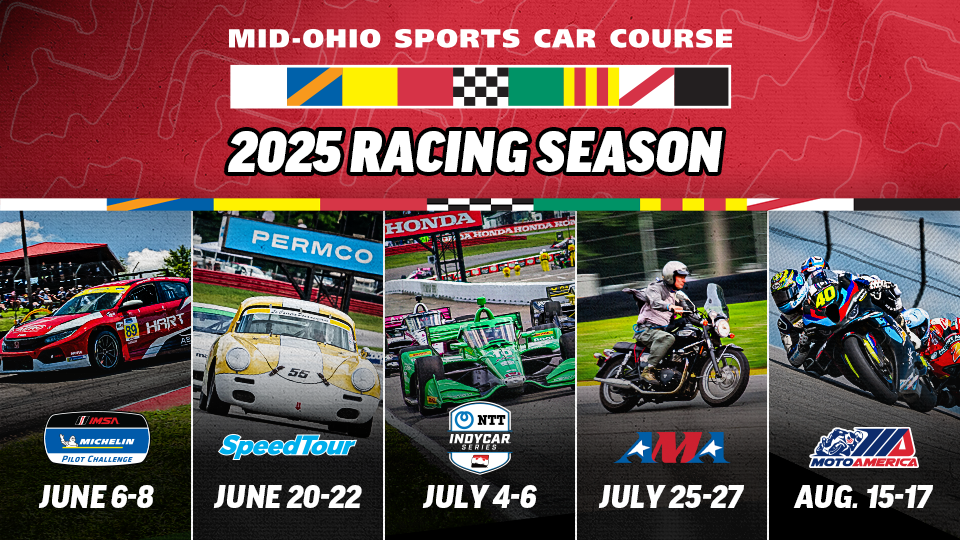 Mid-Ohio Sports Car Course announces 2025 racing schedule