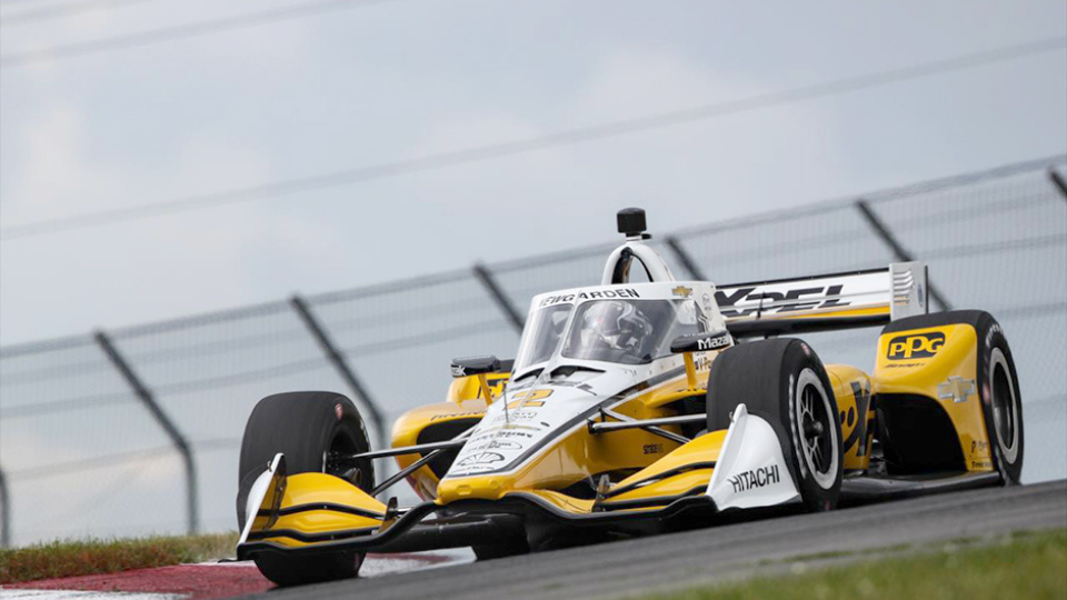 Newgarden Speeds to Top of Friday Practice at Mid-Ohio