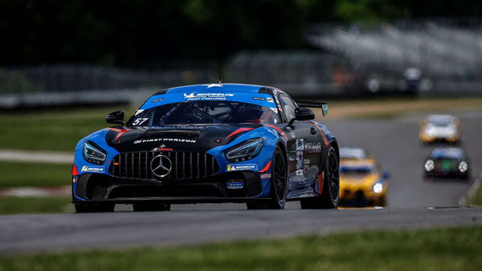 Smooth Operator: Morad Puts No. 57 Mercedes atop Mid-Ohio Practice Sheet
