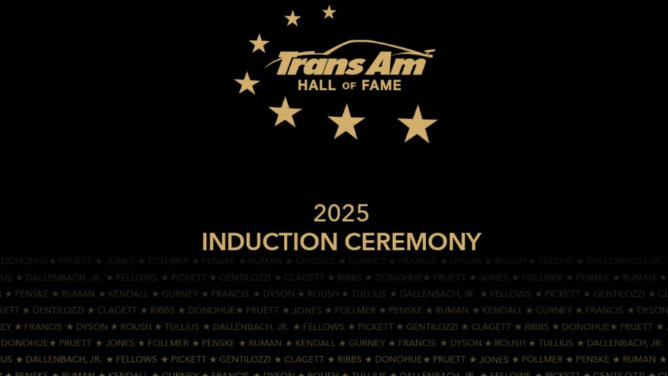 Inaugural Class of Trans Am Hall of Fame Announced