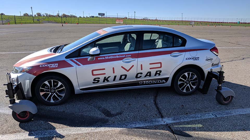Mid-Ohio School Skid Car