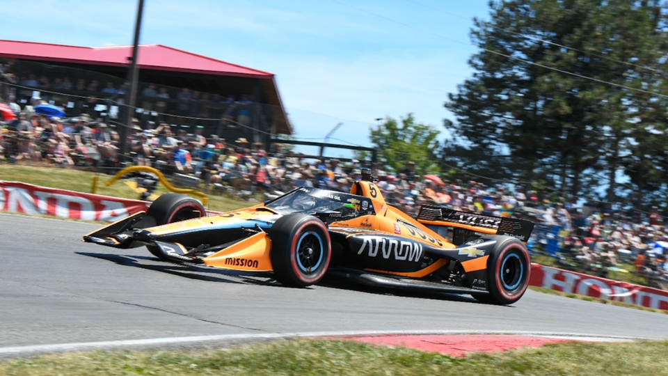 O'Ward Becomes Ninth Different Pole Winner, Claims NTT P1 Award at Mid-Ohio